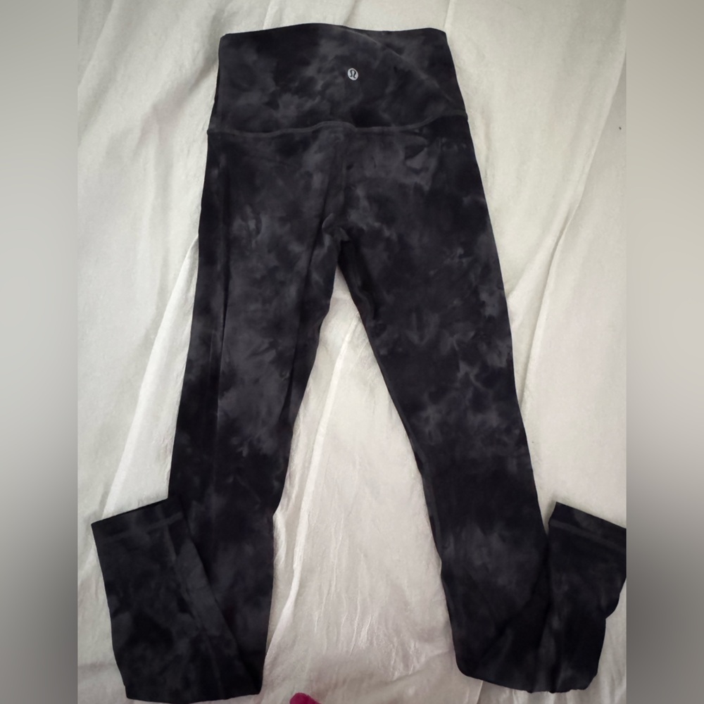lululemon Align Black Tie-Dye Leggings